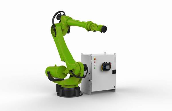 Electric appliance shell spraying robot